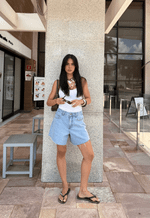 Short Loose Alto Claro Marmorizado