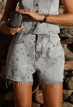 Short Mom Lumi Claro