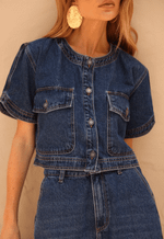 Blusa Cropped Essenza Escuro