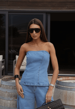 Top Alongado Contour Claro