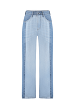 Calça Wide Leg Cropped Denim Dual