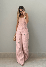 Calça Cargo Utility Rosê