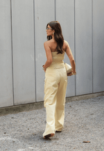 Calça Cargo Utility Amarelo