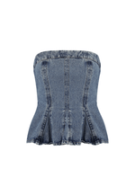Top Recortes Amore Dirty Wash