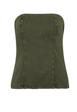 Top Alongado Contour Verde Coco