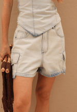 Short Cargo Utility Dirty Wash Claro