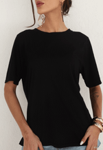 T-shirt Natural Preto