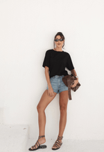 T-shirt Natural Preto