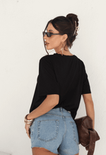 T-shirt Natural Preto