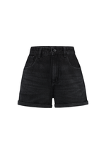 Short Mom Barra Virada Black