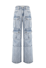 Calça Cargo Utility Marmorizado Claro
