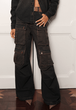 Calça Cargo Utility Dirty Wash Brown