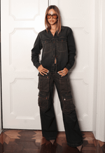 Calça Cargo Utility Dirty Wash Brown