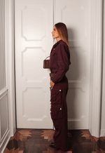 Calça Cargo Utility Uva