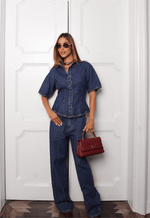 Calça New Baggy Nervure Line Escuro