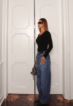 Blusa Canelada Atelier Duo Preto