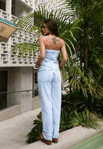 Calça Reta Essentials Claro