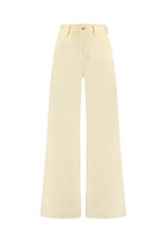 Calça Pantalona Palazzo Alta Amarelo