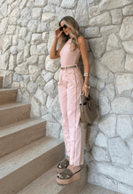 Regata Canelada Essence Rosa Celeste