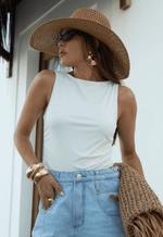 Regata Cropped Slim Off White