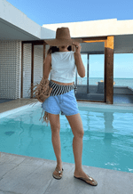 Regata Cropped Slim Off White