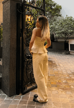 Top Recortes Amore Amarelo