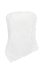 Top Barra Assimétrica Off White