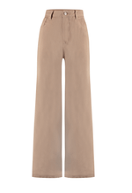 Calça Pantalona Palazzo Lumiere Iced Coffee