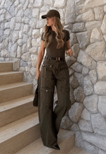 Calça Cargo Oasis Verde Coco