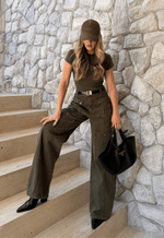 Calça Cargo Oasis Verde Coco