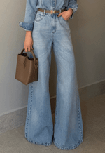 Calça Pantalona Palazzo Lumiere Claro