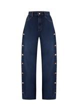 Calça Super Wide Botões Madeleine