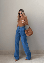 Calça Baggy Twisted Médio