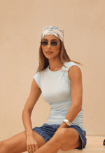 Blusa Malha Ocean Baby Blue
