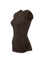 Blusa Malha Ocean Marrom Coffee