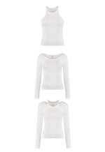 Blusa Canelada Atelier Duo Off White