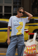 T-shirt Citrus Stripes Branco