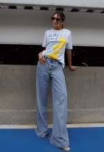 T-shirt Citrus Stripes Branco