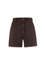 Short Mom Barra a Fio Marrom Coffee