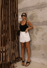 Short Saia Crossover Off White