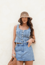 Short Saia Duo Claro