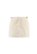 Short Saia Fivela Aurea Aveia