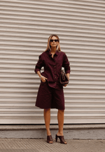 Camisa Recortes Icon Dark Berry