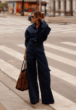 Calça Cargo Atelier Deep Blue