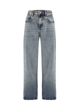 Calça Baggy Bastille Escuro Dirty Wash