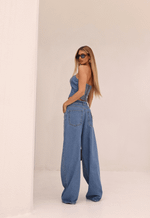 Calça Baggy Overlap Claro