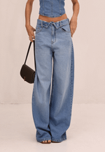 Calça Baggy Overlap Claro