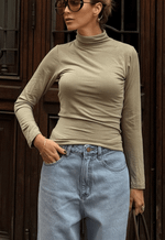 Blusa Manga Longa Atelier Verde Oliva
