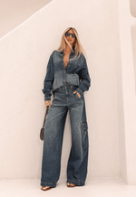 Calça Cargo Atelier Dirty Wash