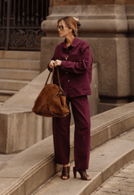 Calça Balloon IconDark Berry